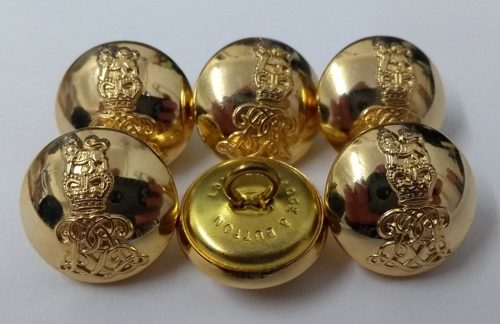 Genuine British Army The Life Guards Regiment Officers Dress Buttons 30L ASBT100