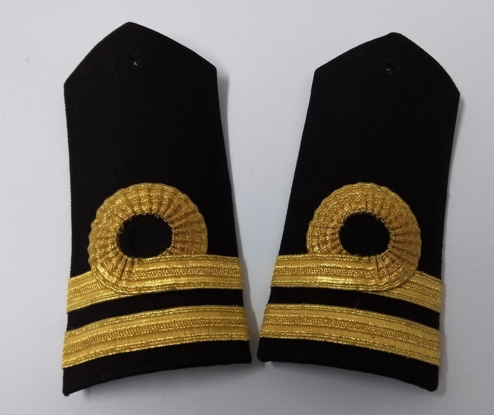Naval Style Shoulder Boards Epaulette Leather Backed Fancy Dress