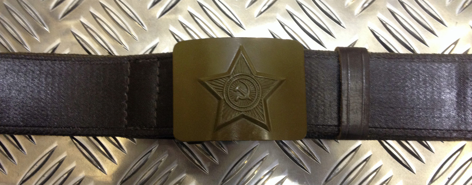USSR /Soviet / CCCP Belt With Hammer And Sickle Buckle - NEW
