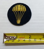 No1 Parachute Badge Skill on Navy British Hand Embroidered Arm Patch