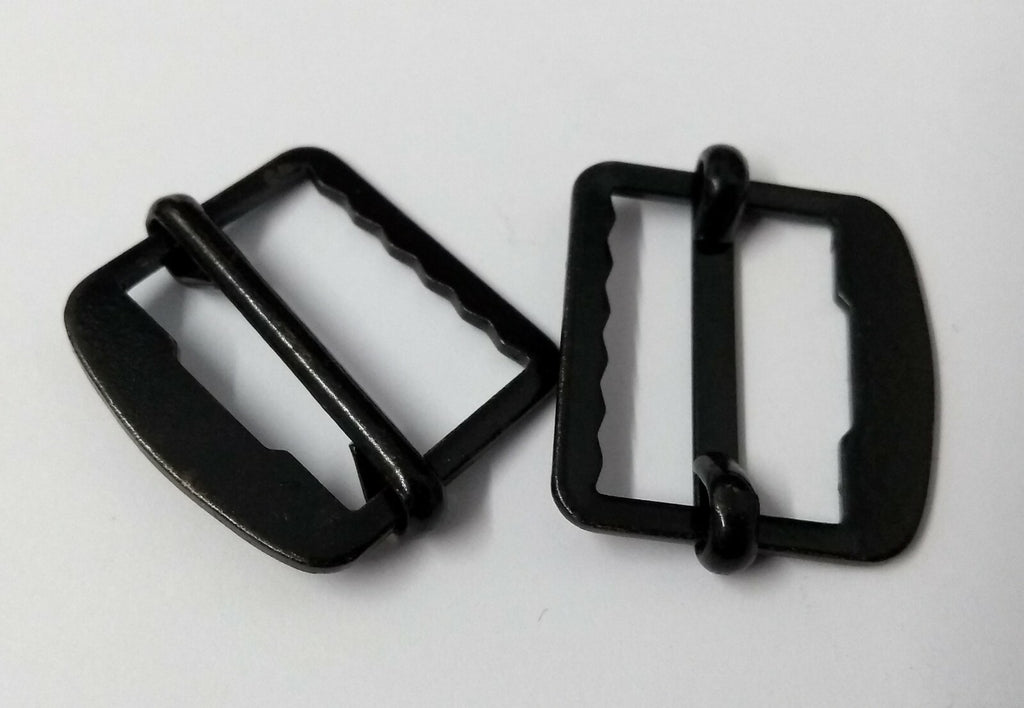 Genuine Vintage British Army Issue Black Side Adjuster Buckles 1 Pair STD221