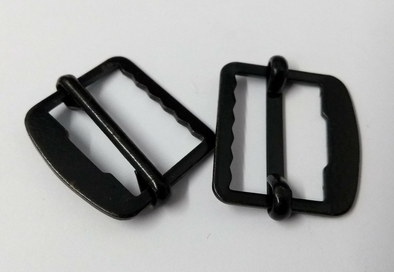 Genuine Vintage British Army Issue Black Side Adjuster Buckles 1 Pair STD221