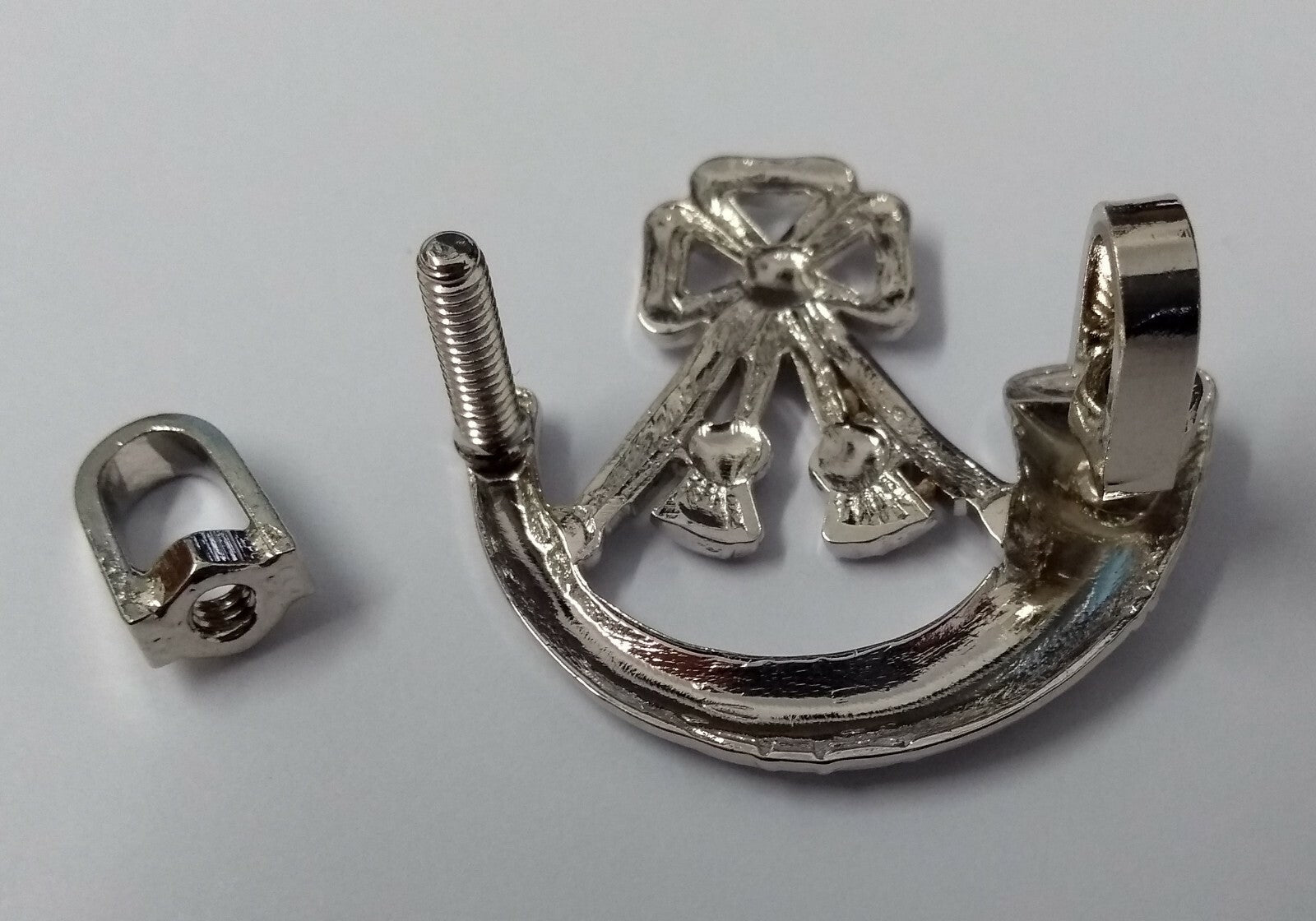 Genuine British Army Light Infantry Cross Belt Pouch Insignia Badge