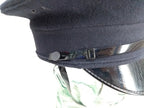Black Dress Hat Genuine British Made Uniform Visor Cap - Assorted Sizes