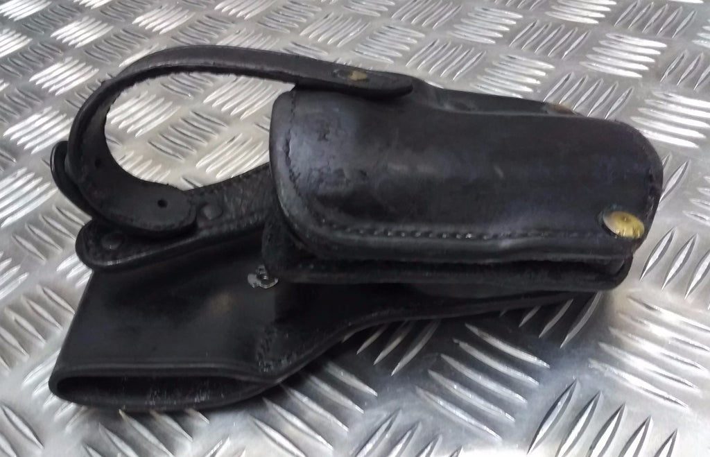 Bianchi Leather Holster Black Auto Draw #3000 S & W Left Hand Draw
