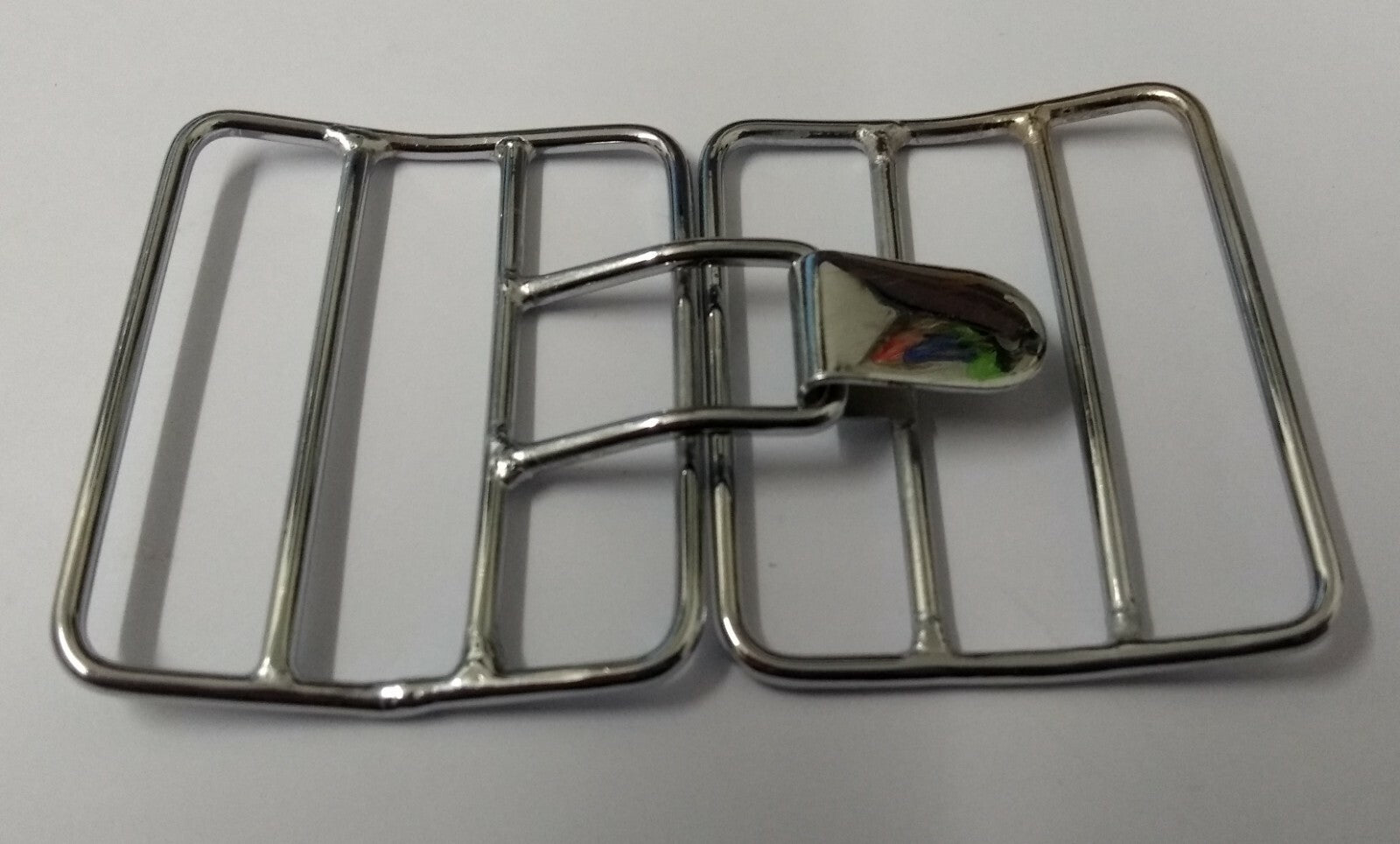 Genuine British Issue Chrome Ceremonial Sash Cage Buckle Set