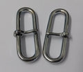 British Made Issue 1 3/4" Parade Chrome Belt Prong Slider x 2 NEW
