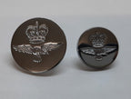 RAF Royal Air Force Airforce Blazer Buttons Chrome / Silver Air Force Size 26L and 36L