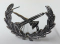 Indonesian Kris Keris Insignia Chrome Hat Badge
