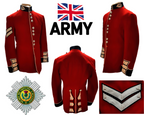 British Army Scots Tunic Royal FG Red Jacket Size 42.5"