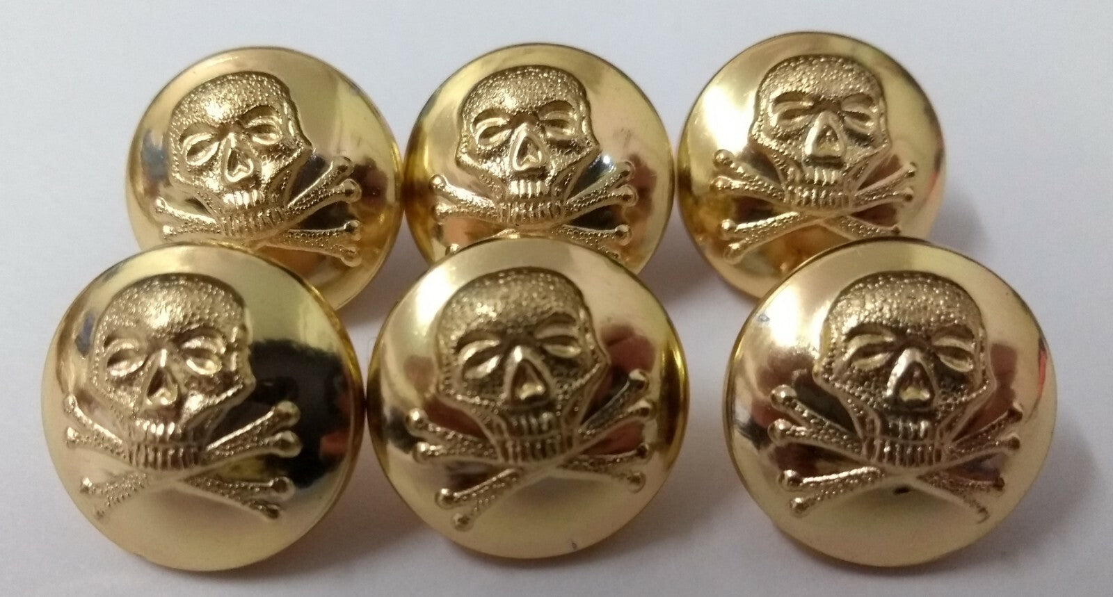 Genuine British Army QRL Lancers Skull & Crossed Bones Buttons Insignia ASBT111
