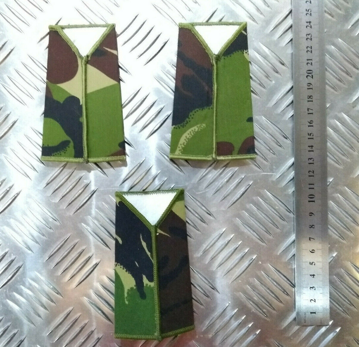 Army Rank Slide Woodland DPM Camo Royal Gibraltar Regiment Assorted Ranks