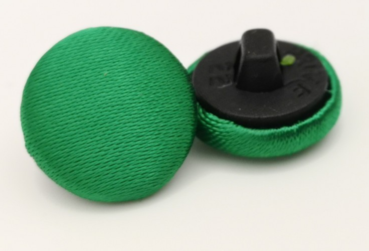 Silky Green Fabric Covered Buttons 20L x12