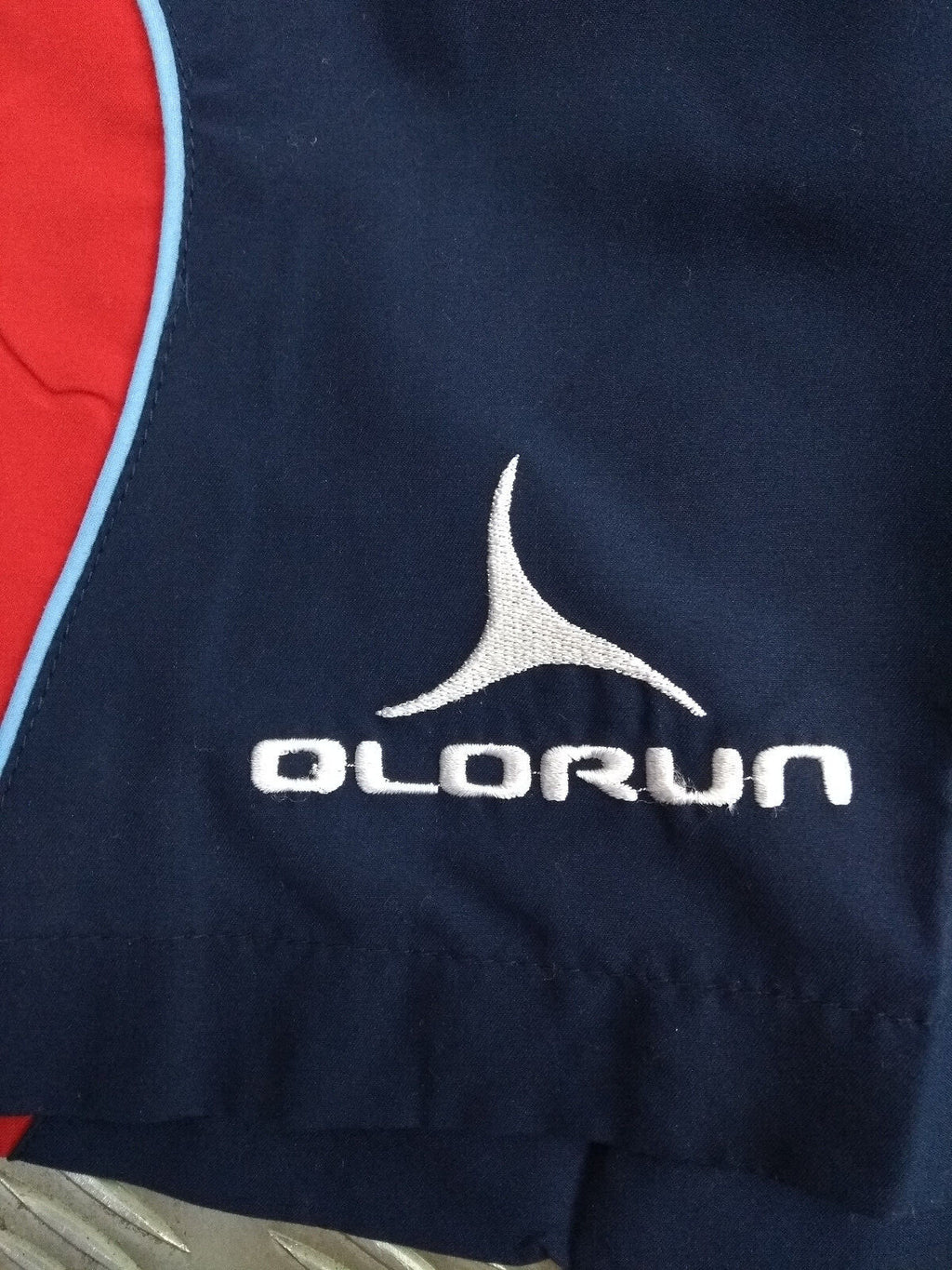 Olorun Blue Red Polyester Drawstring Short JFC Joint Forces Command Patch Badge