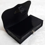 Cross Belt Pouch Patent Leather Black for Ceremony Bands and Parades No Fixings
