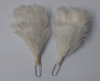 Plumes Army Issue White Hackles For Balmoral Glengarry & Various Headwear