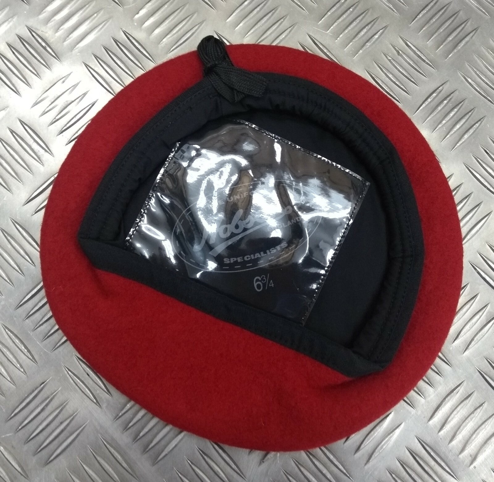 Scarlet Red Beret Service Dress Hobson of London Mil-Spec Lined Wool Old Stock