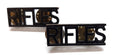 British Issue Rifles Metal Shoulder Title Badges