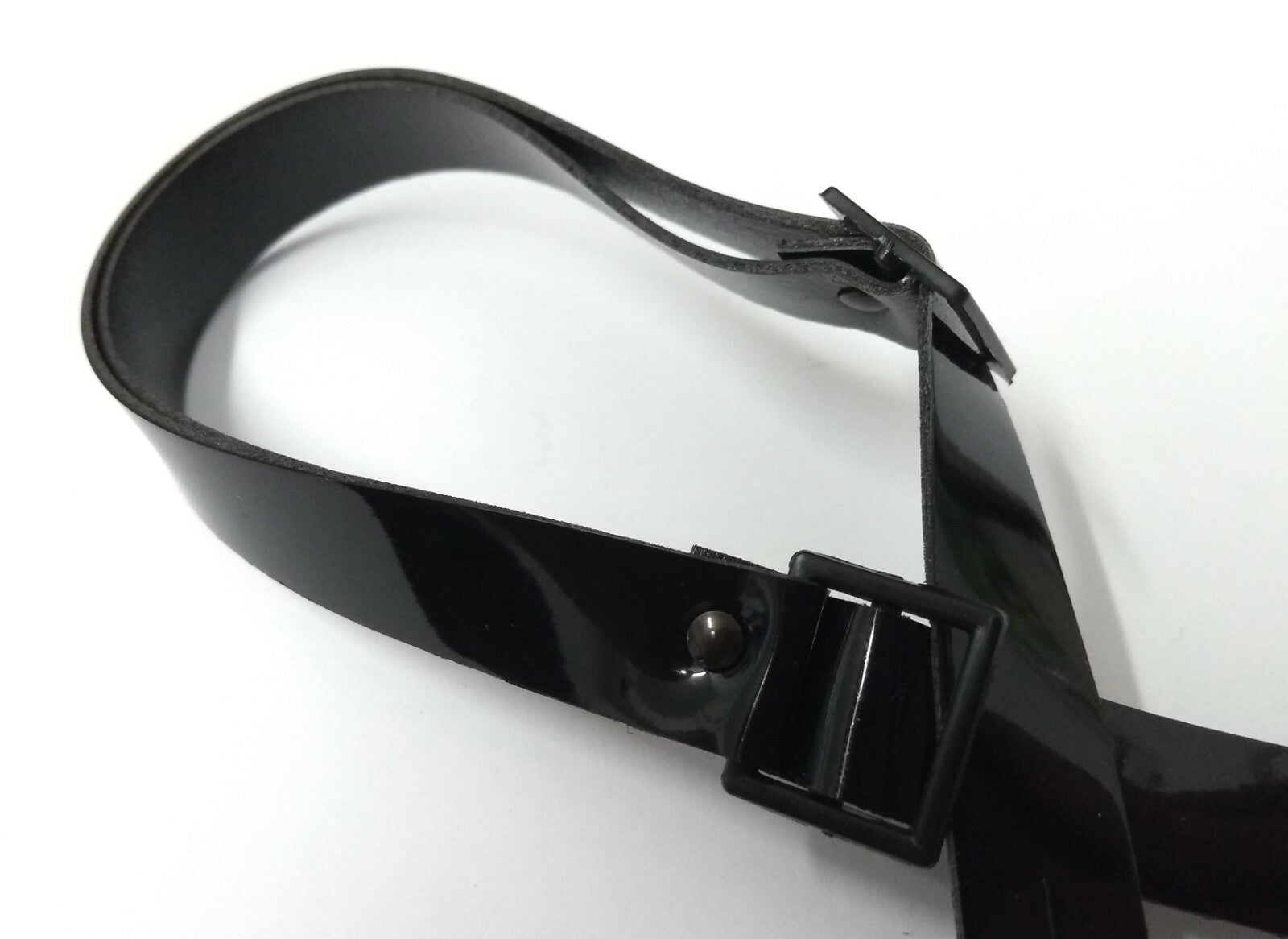 Genuine British Issue Dress Hat 1/2" Adjustable Hi Sheen Chinstrap