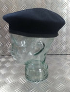 Hobsons of London Style Dark Blue Lined 100% Wool Beret