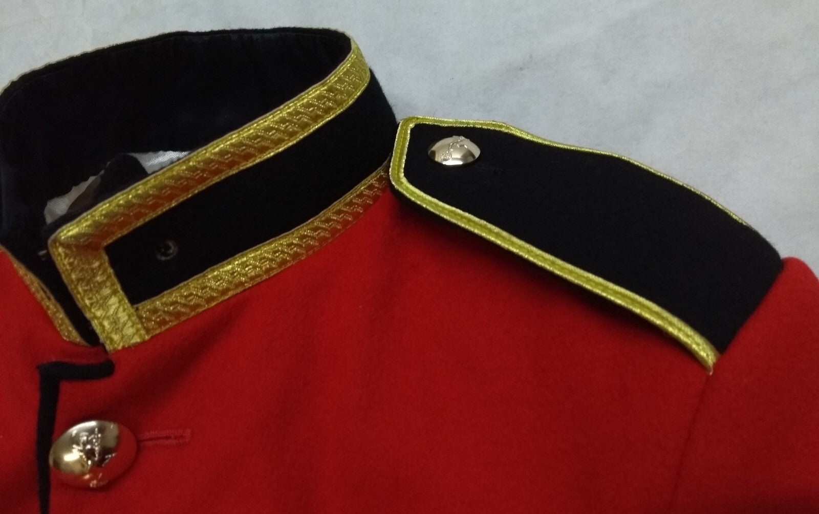 British Army Red Tunic Bands Ceremonial Style Jacket Royal Signals