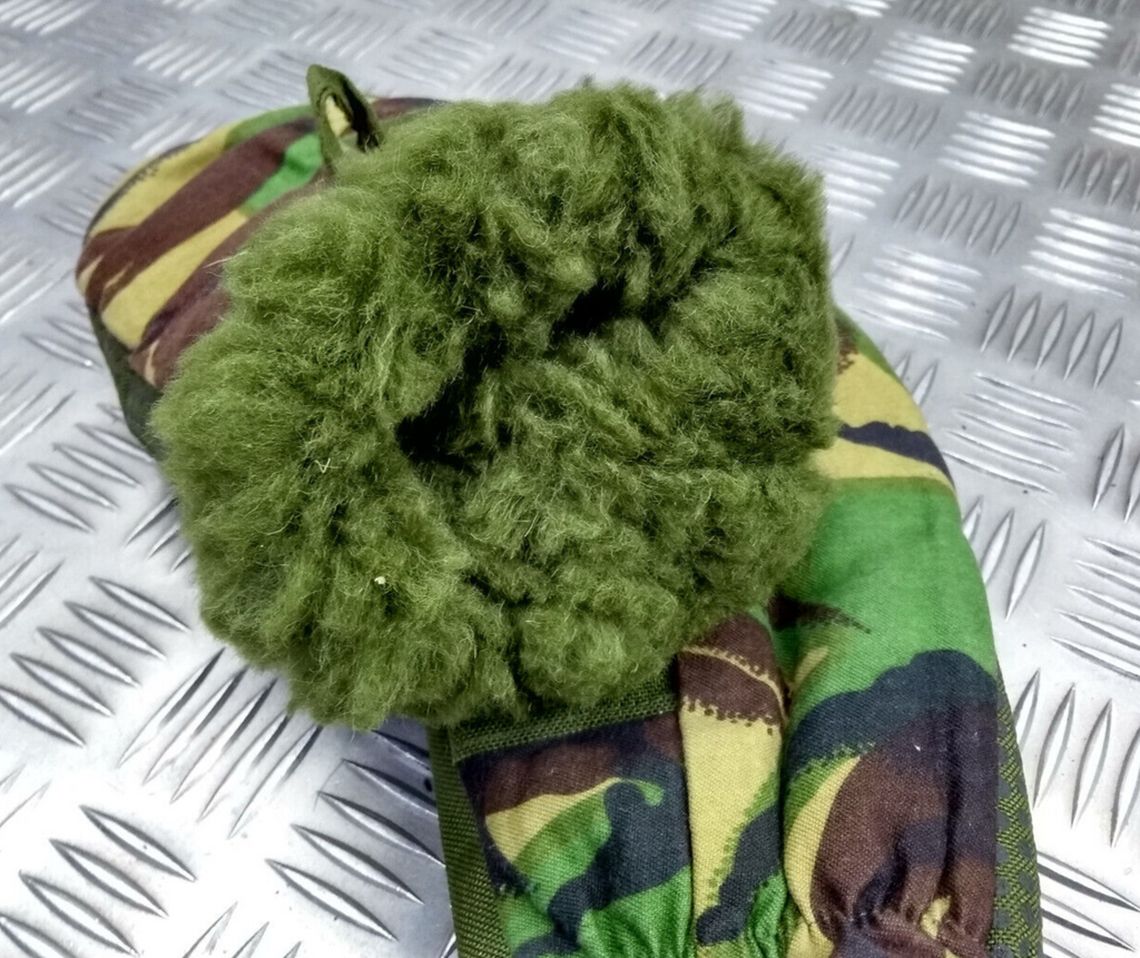 British MK3 / Mark III Woodland DPM Camo Arctic Mittens Inner Size Medium