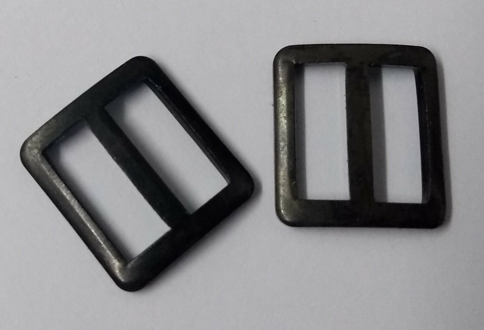 Subdued Metal 3/8" Strap Buckle Slider Stay 1 Pair STD83