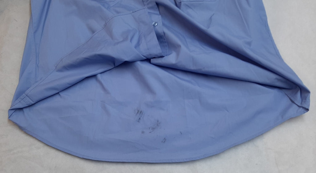 RAF Royal Air Force Airforce Blue Shirt Long Sleeve Kempton Manufactures Pre Production Sample 17"