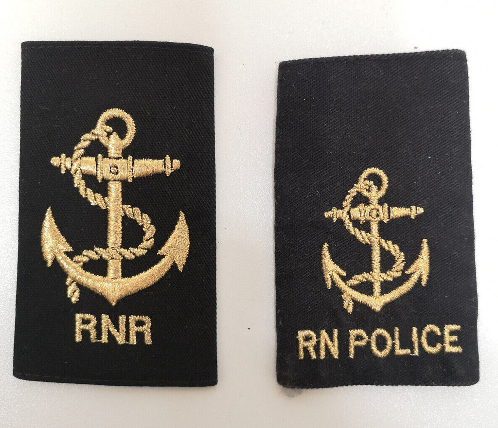 Royal Navy RNR RNP Rank Slides Sold in Pairs Assorted