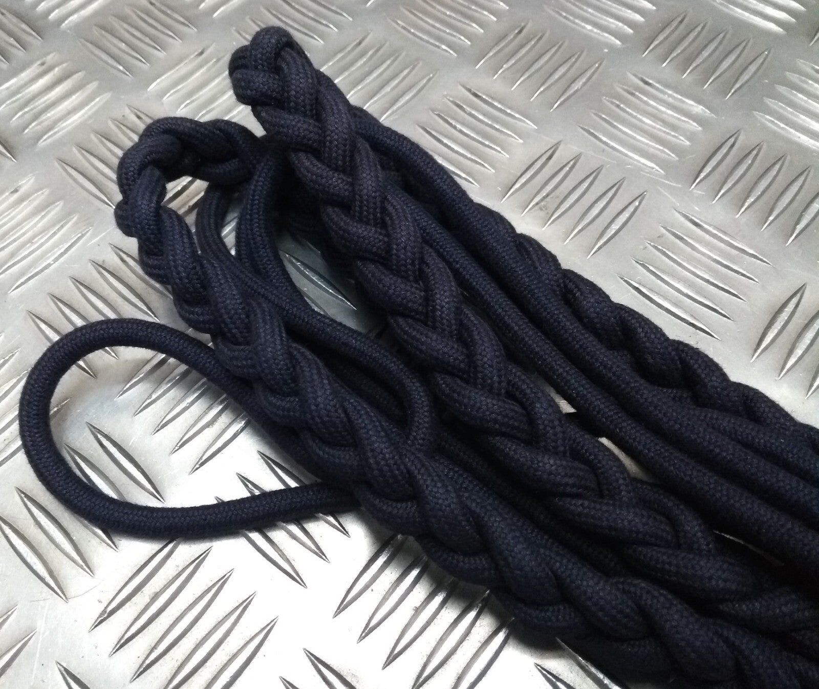 Aiguillette Officers Dress Cord For Ceremonial & Parade Duties Chrome Tip Ends