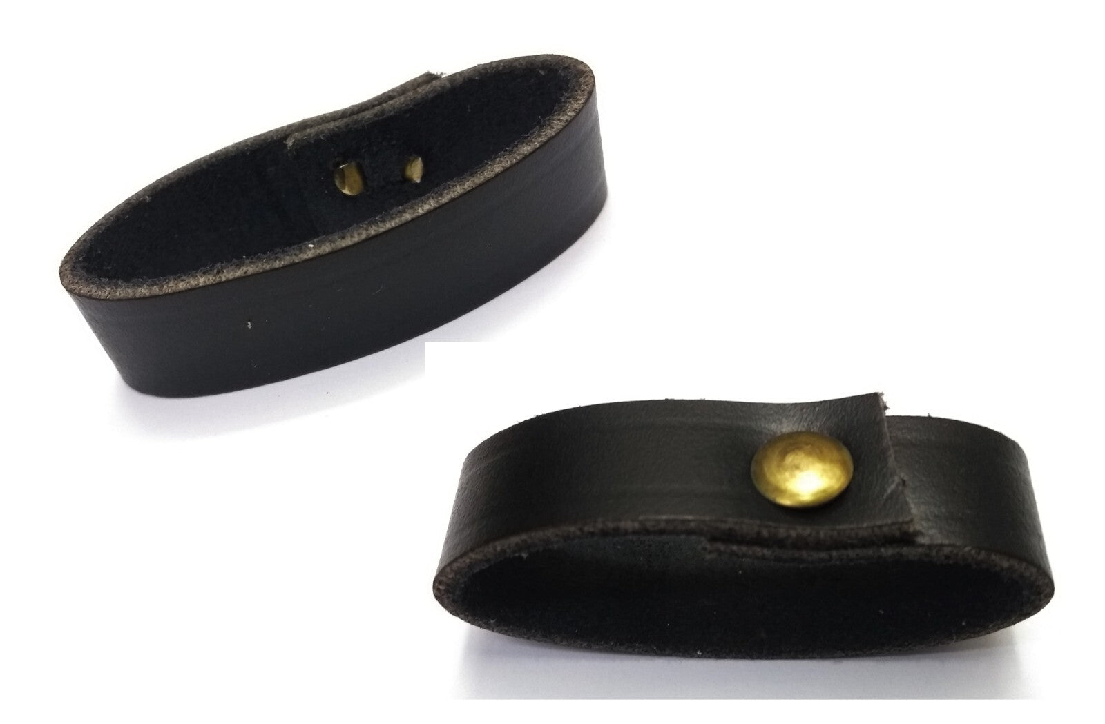 Leather Belt Stay Detail 1 3/4" Duty Belt Keeper x2