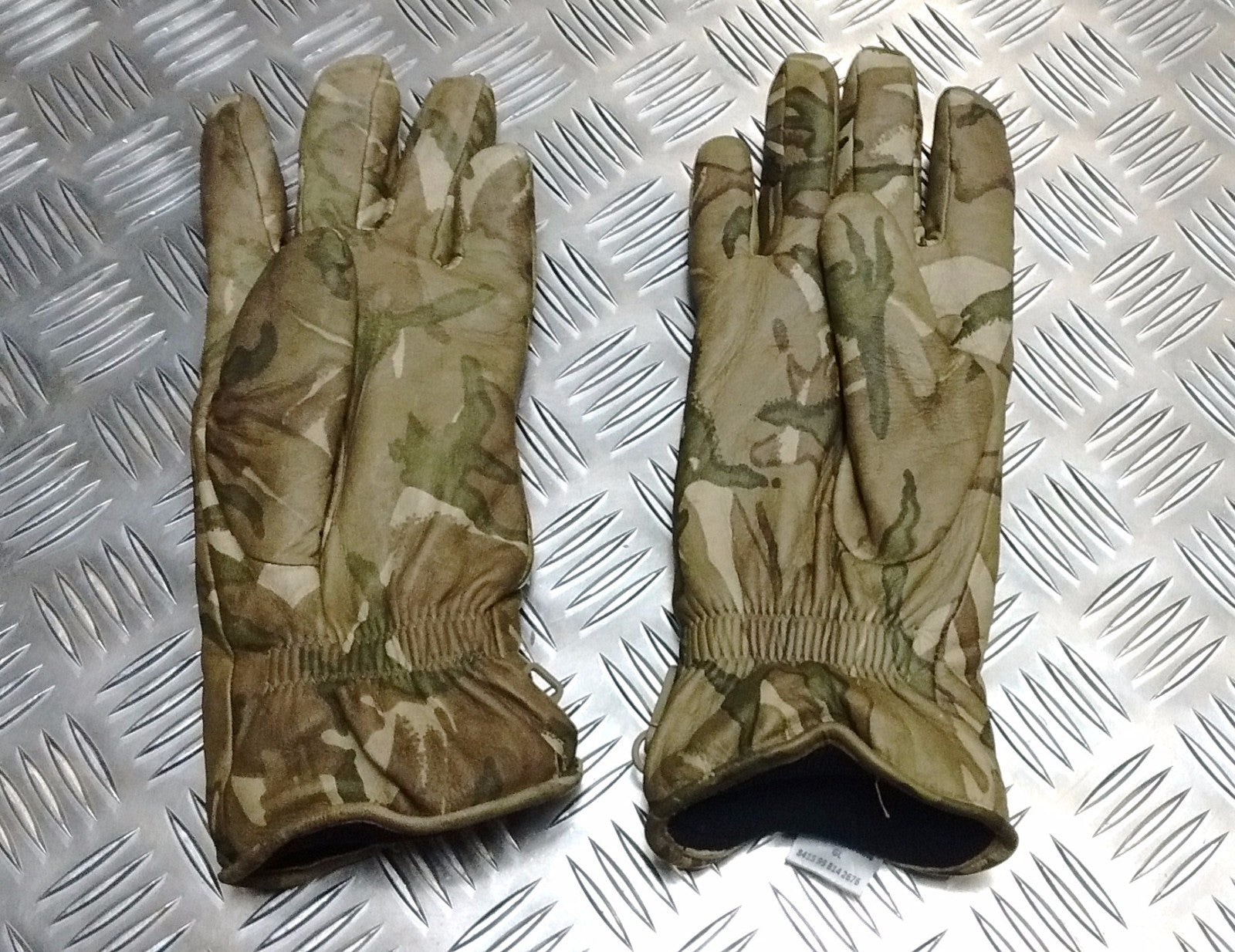 MTP Multicam Leather Combat Gloves MK2 MVP Genuine British- Used