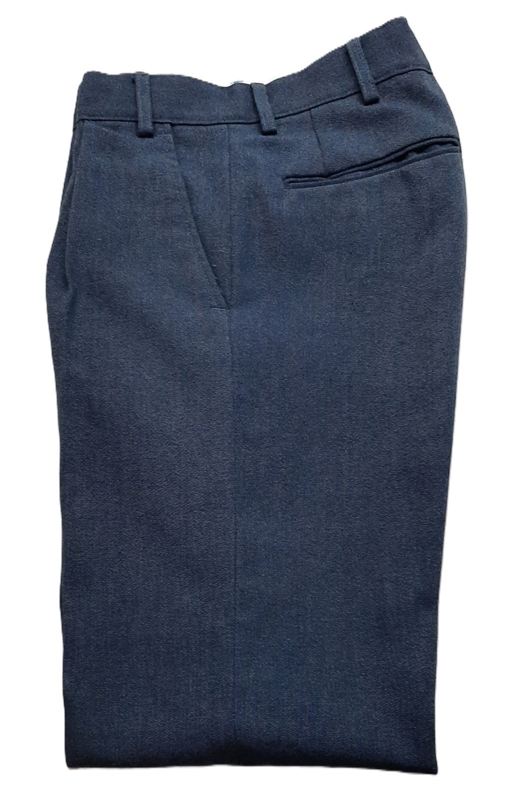 Vintage Dress Trousers RAF Royal Air Force Mens Blue - Grey 1972 Pattern Waist 72cm