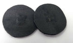 Genuine Royal Navy Issue APPT Patches Blue "R" on Black Felt 1 Pair - ASPS66