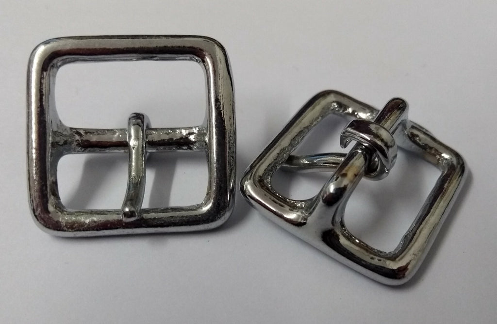 Genuine British Issue Chrome 3/4" Buckles for Leather Straps X2 STD135