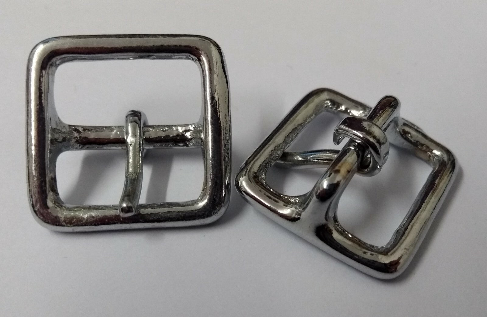 Genuine British Issue Chrome 3/4" Buckles for Leather Straps X2 STD135