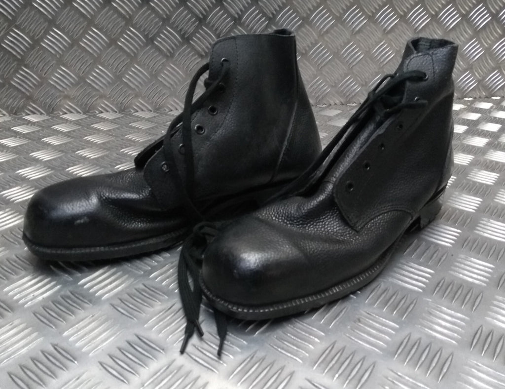 Ankle Boots Safety British Made 6 Eyelet Grain Style TUFF GB Britton