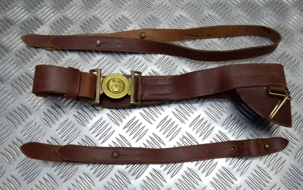 Vintage RM Brown Belt Unpolished No2 British Navy