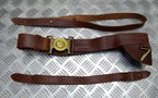 Vintage RM Brown Belt Unpolished No2 British Navy