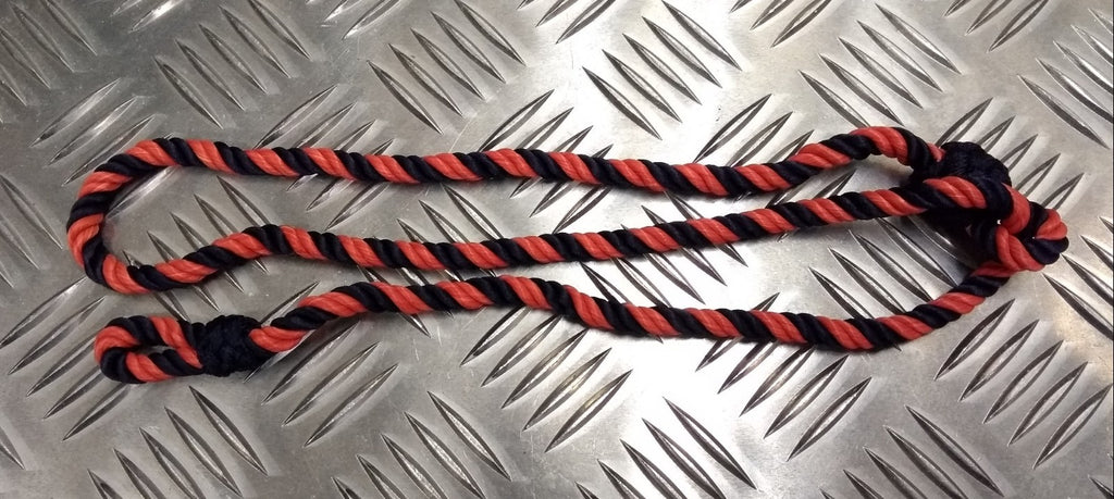 AGC 4 Ply Single Cord Lanyard Red and Dark Blue Mens & Womens Genuine British