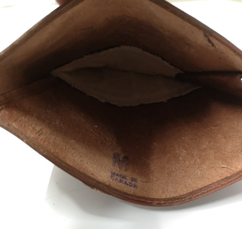 Vintage Canadian Pilot/Aircrew Brown Leather Glove Left Hand only Size Medium