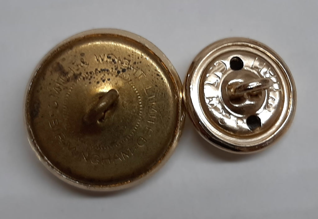 RRW No2 Ring Back Buttons British Army The Royal Regiment of Wales Insignia OFC Officer