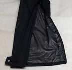 Black Waterproof Trousers Rip Stop Material Mesh Lining Elasticated Waist  34"