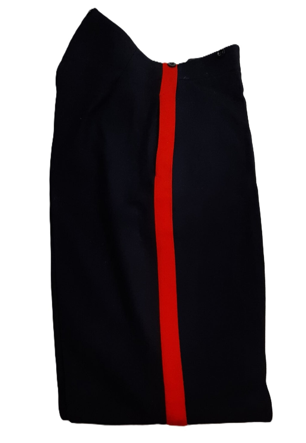No1 Dress Trousers British Army Blues Pattern RMAS With 1" Red Stripes W34"