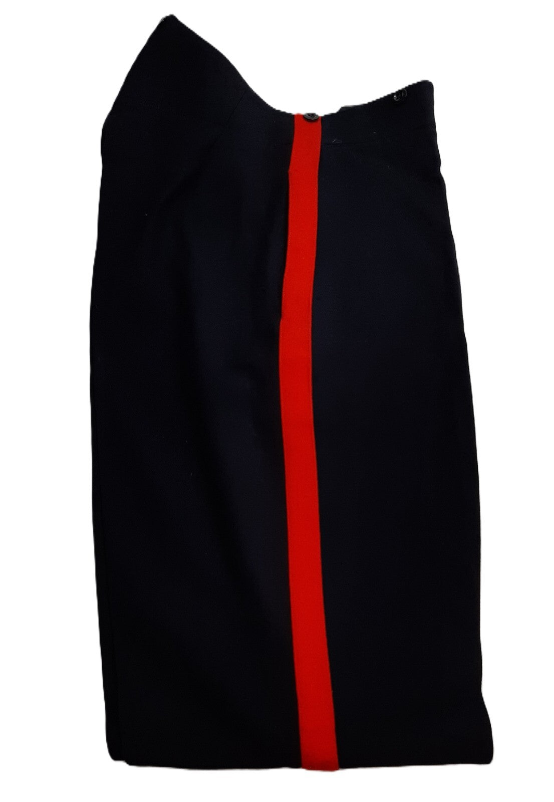 No1 Dress Trousers British Army Blues Pattern RMAS With 1" Red Stripes W34"