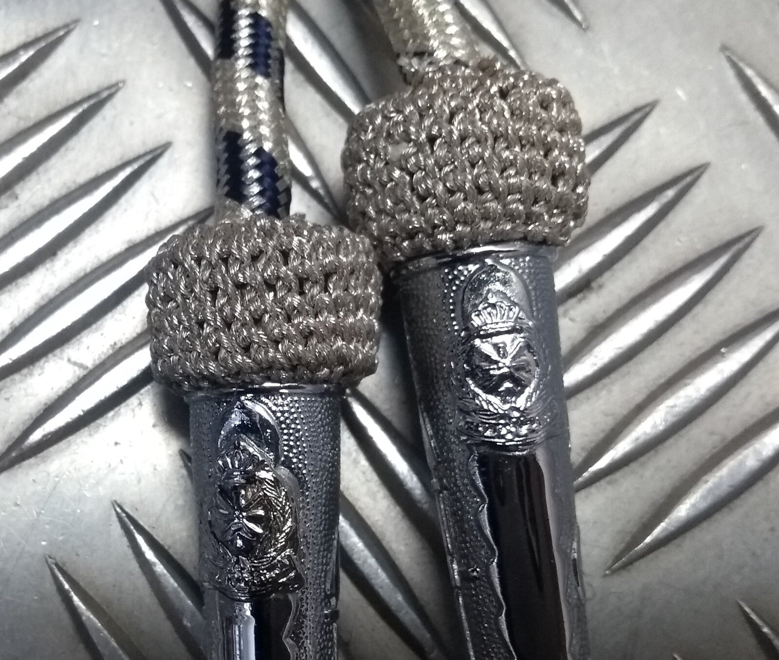 Oman Silver Aiguillette Senior Officer Blue Fleck Ceremonial UK Made