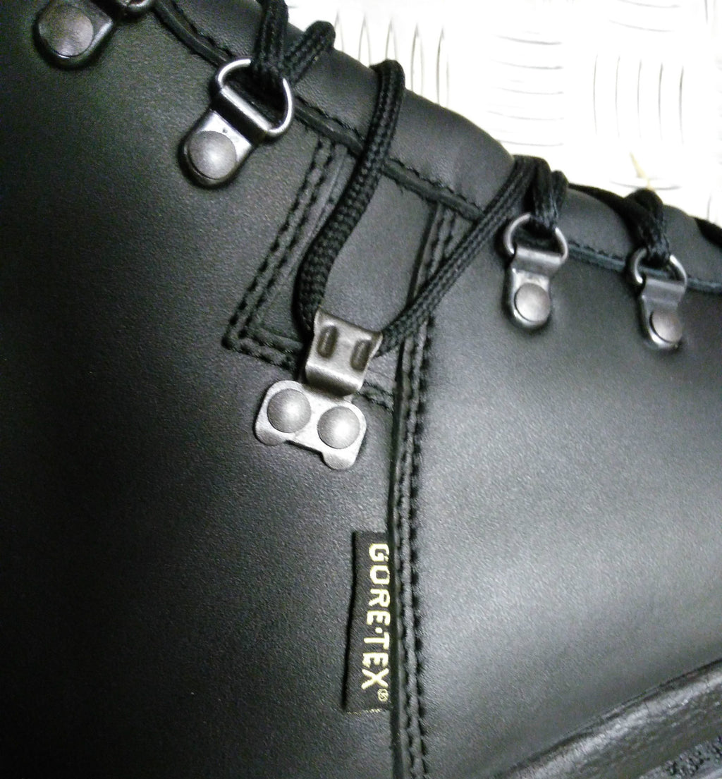 Genuine British Goretex Cold Wet Weather Assault Black Leather Boots