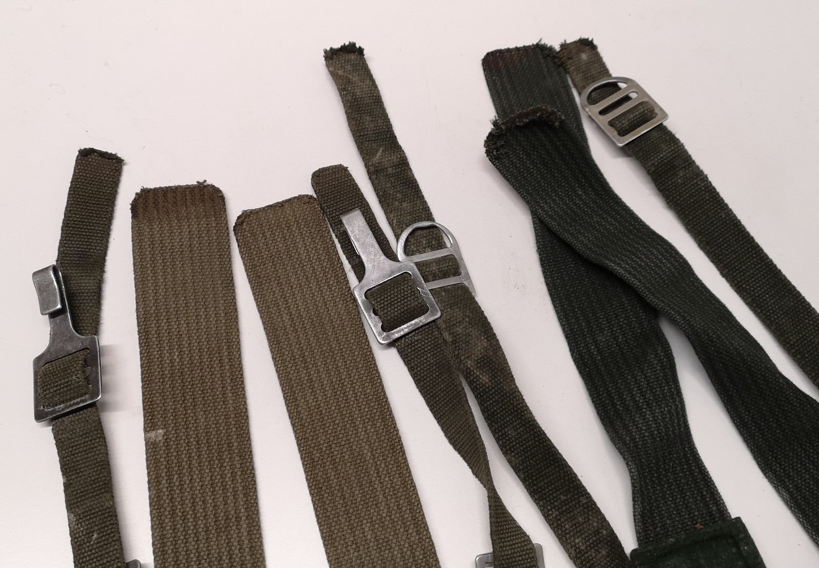 Vintage Army Issue Heavy-duty Vinyl Backpacks Belts Yokes & Pouches Heavy Wear