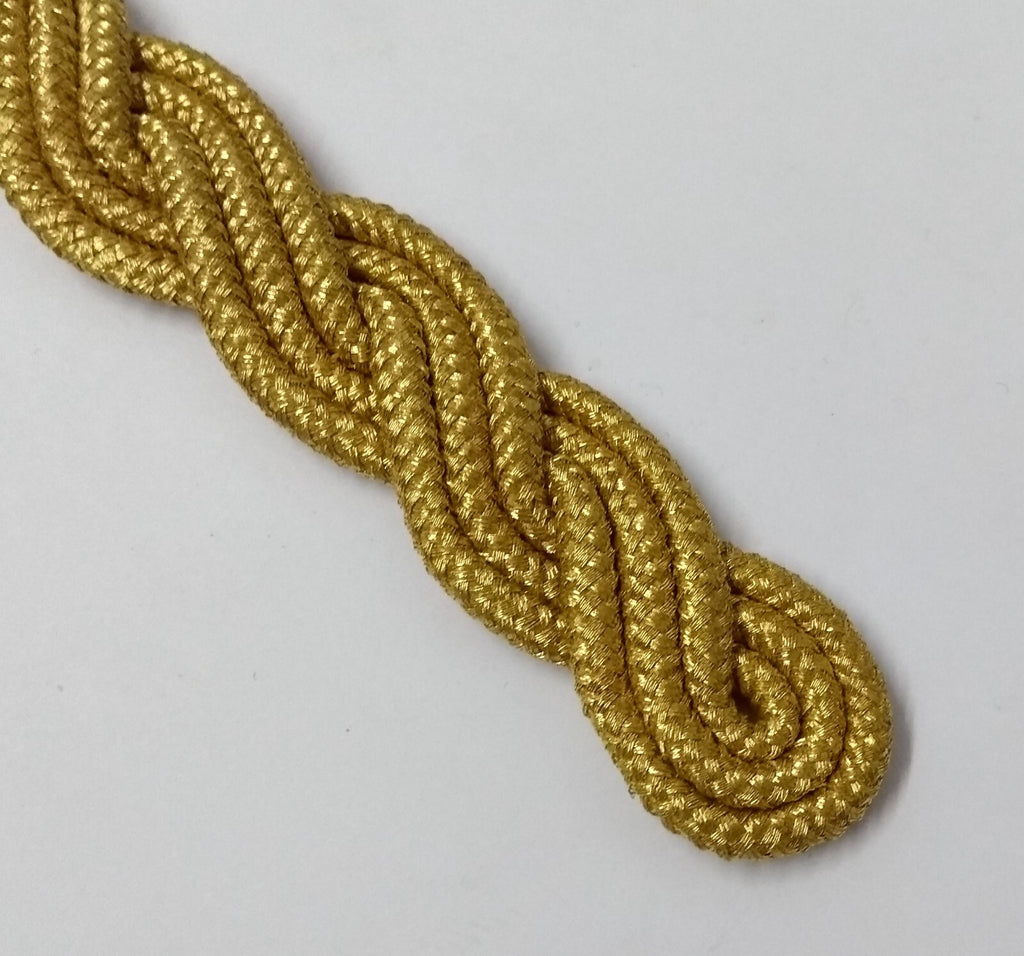Gold Cords Shoulder British Made Army Issue no Rank Insignia Ceremonial