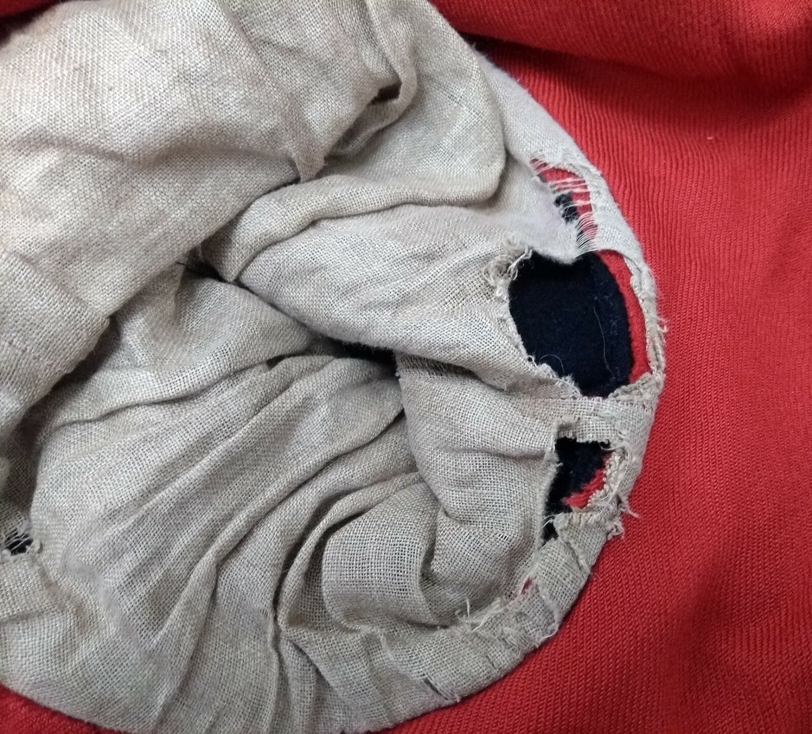 Genuine British Army Blues and Royals RHG Wool Parade Coat Red Collar Faulty
